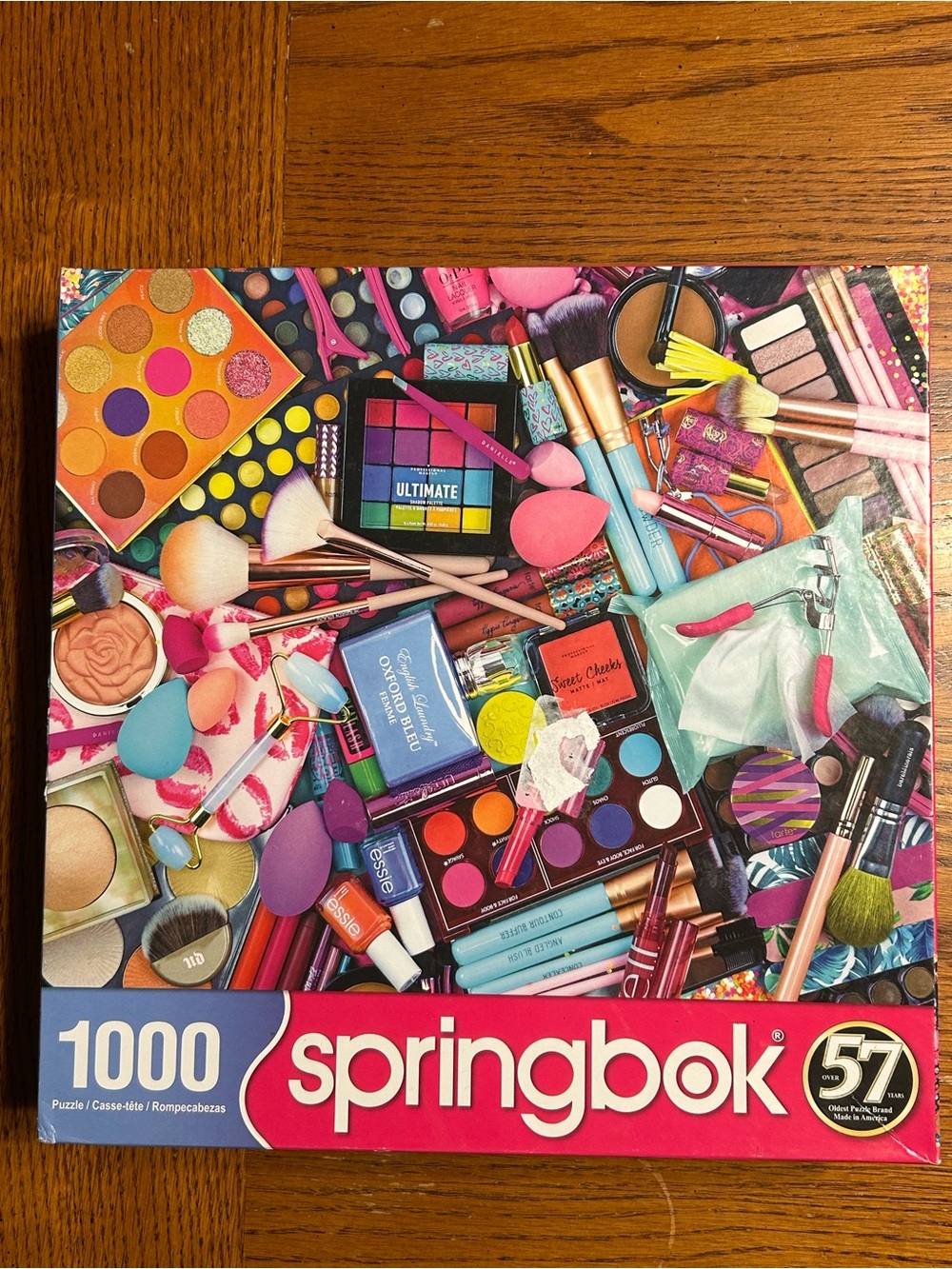 Springbok 1000-Piece Makeup Collage Puzzle - Colorful